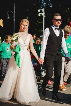 Wejście pieszej pielgrzymki na Jasną Górę