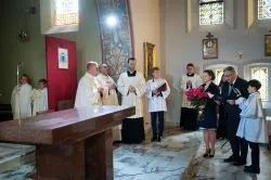 Poświęcenie kościoła filialnego w Dąbrowie Chełmińskiej