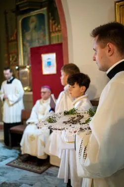 Poświęcenie kościoła filialnego w Dąbrowie Chełmińskiej