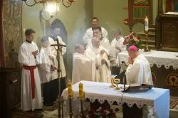 Poświęcenie kościoła filialnego w Dąbrowie Chełmińskiej