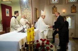 Poświęcenie kościoła filialnego w Dąbrowie Chełmińskiej
