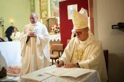 Poświęcenie kościoła filialnego w Dąbrowie Chełmińskiej