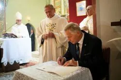 Poświęcenie kościoła filialnego w Dąbrowie Chełmińskiej