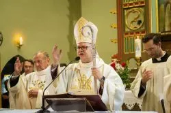Poświęcenie kościoła filialnego w Dąbrowie Chełmińskiej