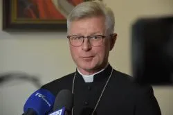 Spotkanie bp. Arkadiusza Okroja z dziennikarzami