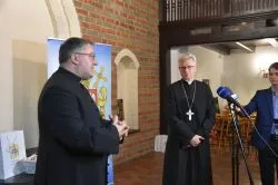 Spotkanie bp. Arkadiusza Okroja z dziennikarzami