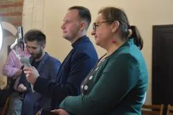 Spotkanie bp. Arkadiusza Okroja z dziennikarzami