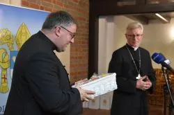 Spotkanie bp. Arkadiusza Okroja z dziennikarzami