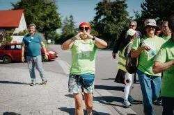 Wejście grupy zielonej z Jabłonowa na Jasną Górę