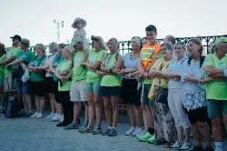 Wejście grupy zielonej z Jabłonowa na Jasną Górę