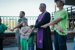 Wejście grupy zielonej z Jabłonowa na Jasną Górę