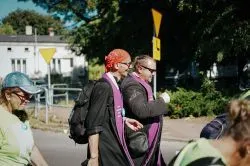 Wejście grupy zielonej z Jabłonowa na Jasną Górę