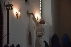 Poświęcenie ołtarza i ambony w Papowie Toruńskim