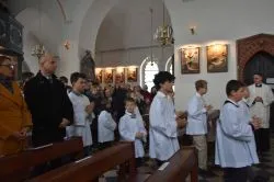 Poświęcenie ołtarza i ambony w Papowie Toruńskim