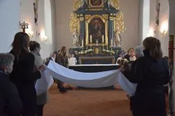 Poświęcenie ołtarza i ambony w Papowie Toruńskim