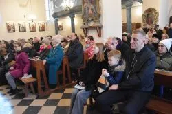 Poświęcenie ołtarza i ambony w Papowie Toruńskim