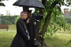 Modlitwa w parku Glazja w intencji śp. Klaudii