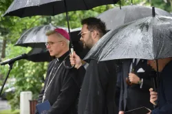 Modlitwa w parku Glazja w intencji śp. Klaudii