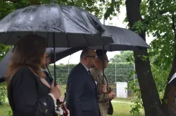 Modlitwa w parku Glazja w intencji śp. Klaudii